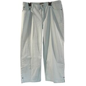 Light Blue Teal Additions by Chico's Pants Women's Size 1  *Discounted Price*